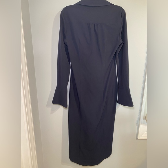 Cinq à Sept Midi McKenna Dress Navy Blue Size 8 - Picture 7 of 14